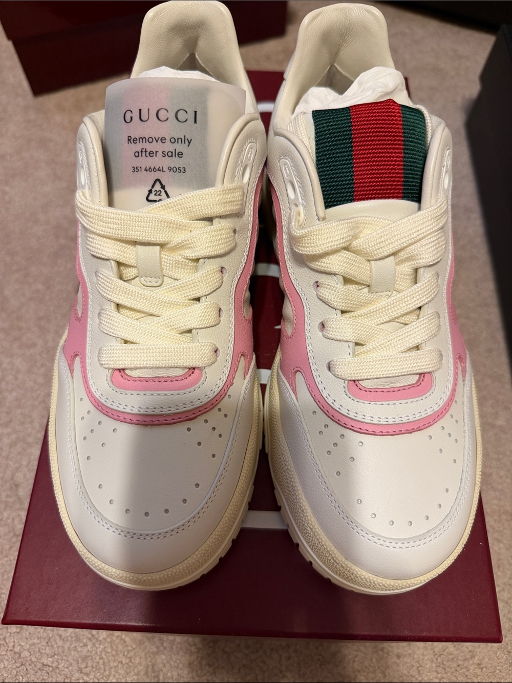Gucci women Re-Web sneaker brand new